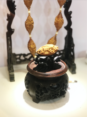 靈心勝造物, 妙手奪天工---金陵文交中心考察非遺項目舟山核雕