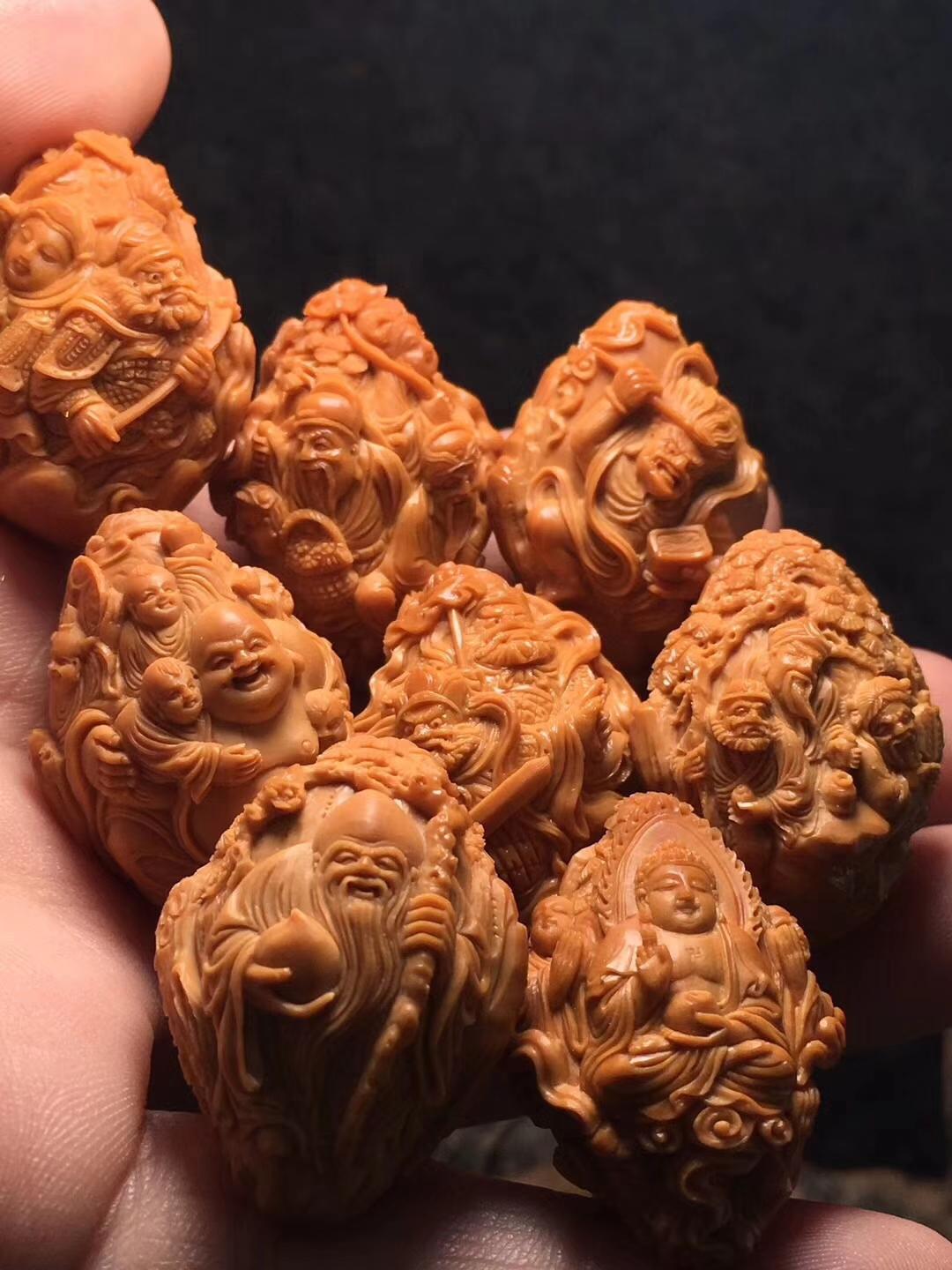 收藏級大作核雕界的天上人間,每一顆都是核雕界極品